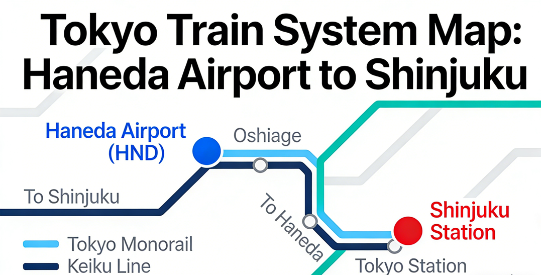 How to Get from Tokyo Haneda Airport to Shinjuku